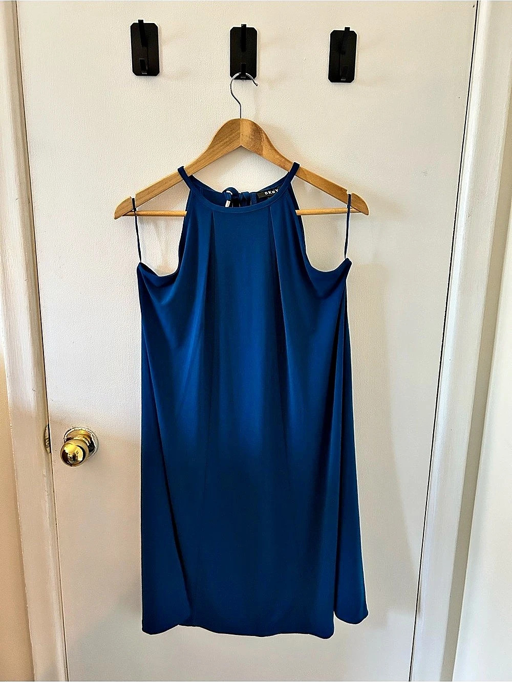 DKNY Blue Mini Dress Size Medium Like New